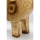 Peça de Decorativa Abstract Lion Gold
