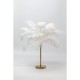 Candeeiro de mesa Feather Palm White 60 cm