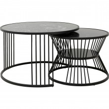 Mesa de Centro Roma Black (Conj. de 2)