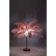 Lampe à poser Feather Palm fuchsia 60cm