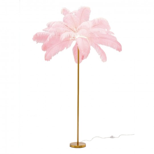 Candeeiro de chão Feather Palm Pink 165 cm