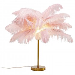 Candeeiro de mesa Feathers Pink Kare Design