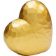 Peça Decorativa Heart Dourada 14cm
