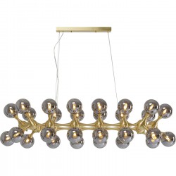 Candeeiro suspenso Atomic Balls Brass 140cm