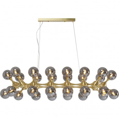 Candeeiro suspenso Atomic Balls Brass 140 cm