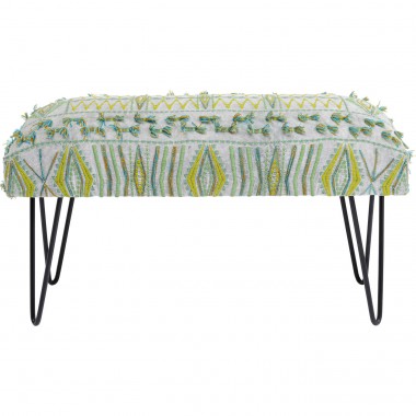 Banco Desna Patchwork Green 80cm