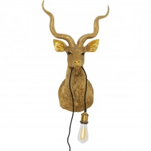 Candeeiro de parede Animal Goat Gold 45x74cm