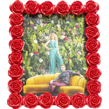 Moldura Romantic Rose Vermelha 26x31cm