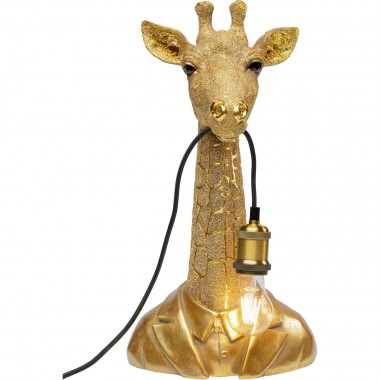 Candeeiro de mesa Animal Giraffe Dourado 50cm