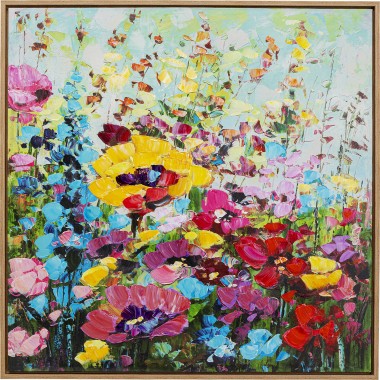 Moldura Flowery Meadow 100x100 cm