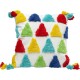 Almofada Colourful Triangles 45x45cm