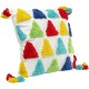 Almofada Colourful Triangles 45x45cm
