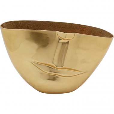 Vaso Half Face Dourado 46cm