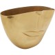 Vaso Half Face Dourado 46cm