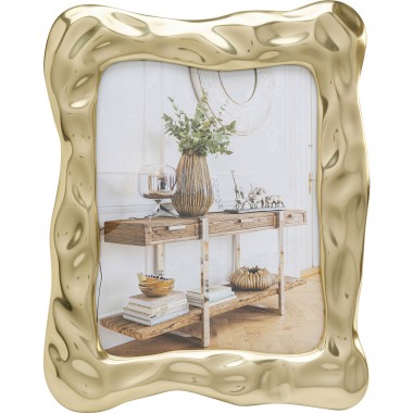 Moldura Jade Swing Dourada 13x18cm
