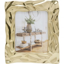 Moldura Jade Square Dourada 21x26cm