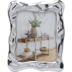 Moldura Jade Swing Prateada 21x26 cm