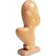 Objeto decorativo Thought Brown 27cm