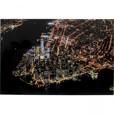 Quadro de vidro Midnight City 180x120cm
