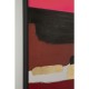 Quadro emoldurado Abstract Shapes Pink 73x143cm