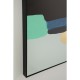 Quadro emoldurado Abstract Shapes Green 73x143cm