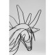 Objeto decorativo Wire Horse 51cm