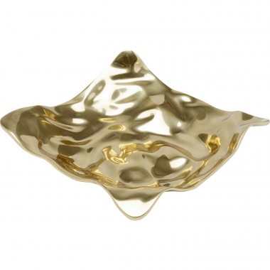 Taça decorativa Jade Gold 31x29cm