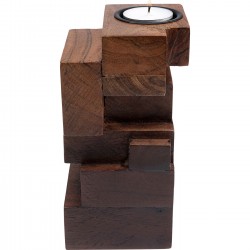 Porta-velad Wood Tetris 17cm