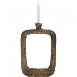 Porta-velas Tanu Brass 40cm