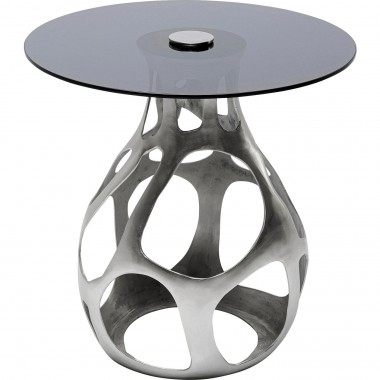 Mesa de apoio Volcano Silver Ø60cm