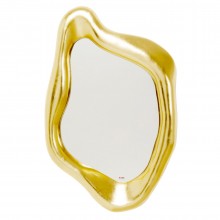 Espelho Hologram Dourado 119x76cm