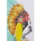 Quadro Headdress Dog 80x80cm