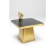 Mesa de apoio Miler Dourada 60x60cm