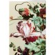 Quadro de vidro Bouquet Beauty Bege 100x100 cm