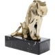 Peça decorativa Lion on Marble 34 cm