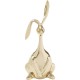 Estatueta decorativa Bunny Dourado 52 cm