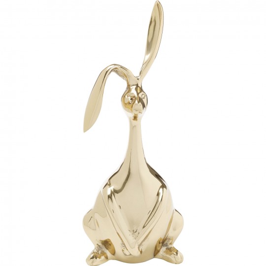 Estatueta decorativa Bunny Dourado 52 cm