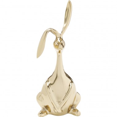 Estatueta decorativa Bunny Dourado 52 cm