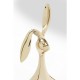 Estatueta decorativa Bunny Dourado 52 cm