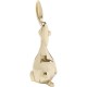 Estatueta decorativa Bunny Dourado 52 cm