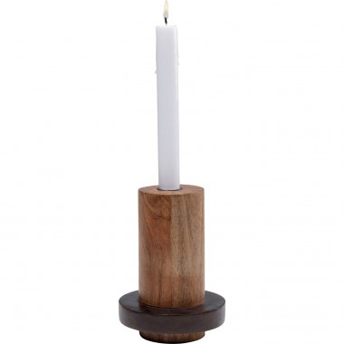 Castiçal Wood Cylinder 15 cm