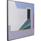 Quadro com Moldura Abstract Shapes Roxo 113x113 cm