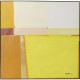 Quadro com Moldura Abstract Shapes Amarelo 113x113 cm