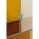 Quadro com Moldura Abstract Shapes Amarelo 113x113 cm