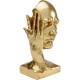 Objeto decorativo In my Mind Dourado 30cm