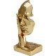 Objeto decorativo In my Mind Dourado 30cm