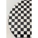 Mesa de apoio Domero Chess Preto/Branco Ø25cm