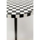 Mesa de apoio Domero Chess Preto/Branco Ø25cm