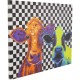 Quadro em tela Colorful Cows 120x90 cm