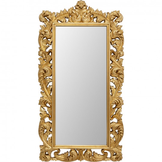 Espelho de parede Baroque Valentina Dourado 100x190 cm